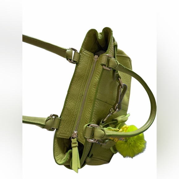 Y2K Coach green pebbled leather satchel - Picture 6 of 11